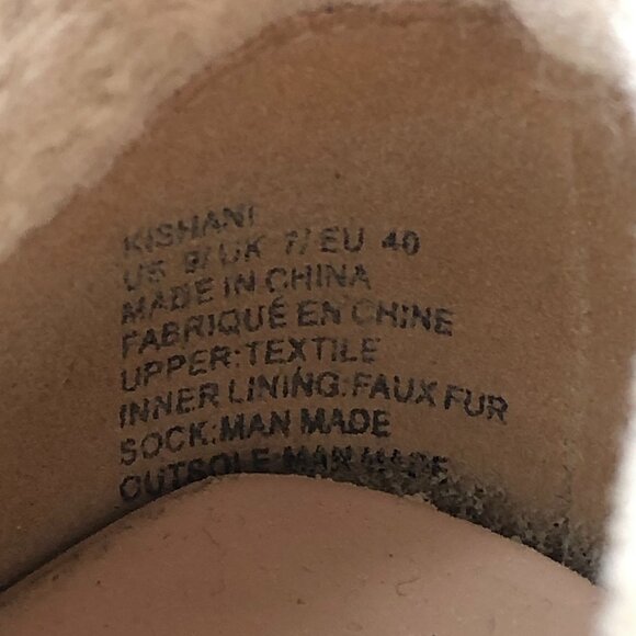 JustFab Women's 9 Kishani Brown Faux Suede High Heel Hidden Wedge Ankle Booties - Picture 14 of 14